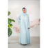 SKY BLUE EMBROIDERY ABAYA