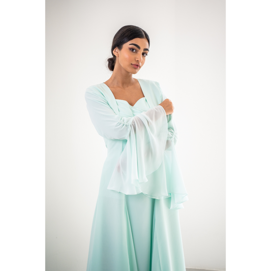 LIGHT GREEN DRESS